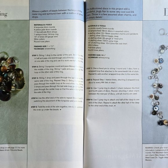 Beadwork Magazine Beads 2007 The Ultimate Beader's Resource - Picture 8 of 10